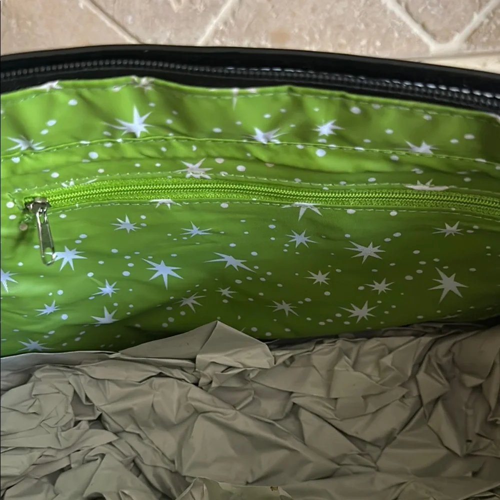 Disneyland Black and Green Tinker Bell Tote Brand new with rates - Picture 6 of 12